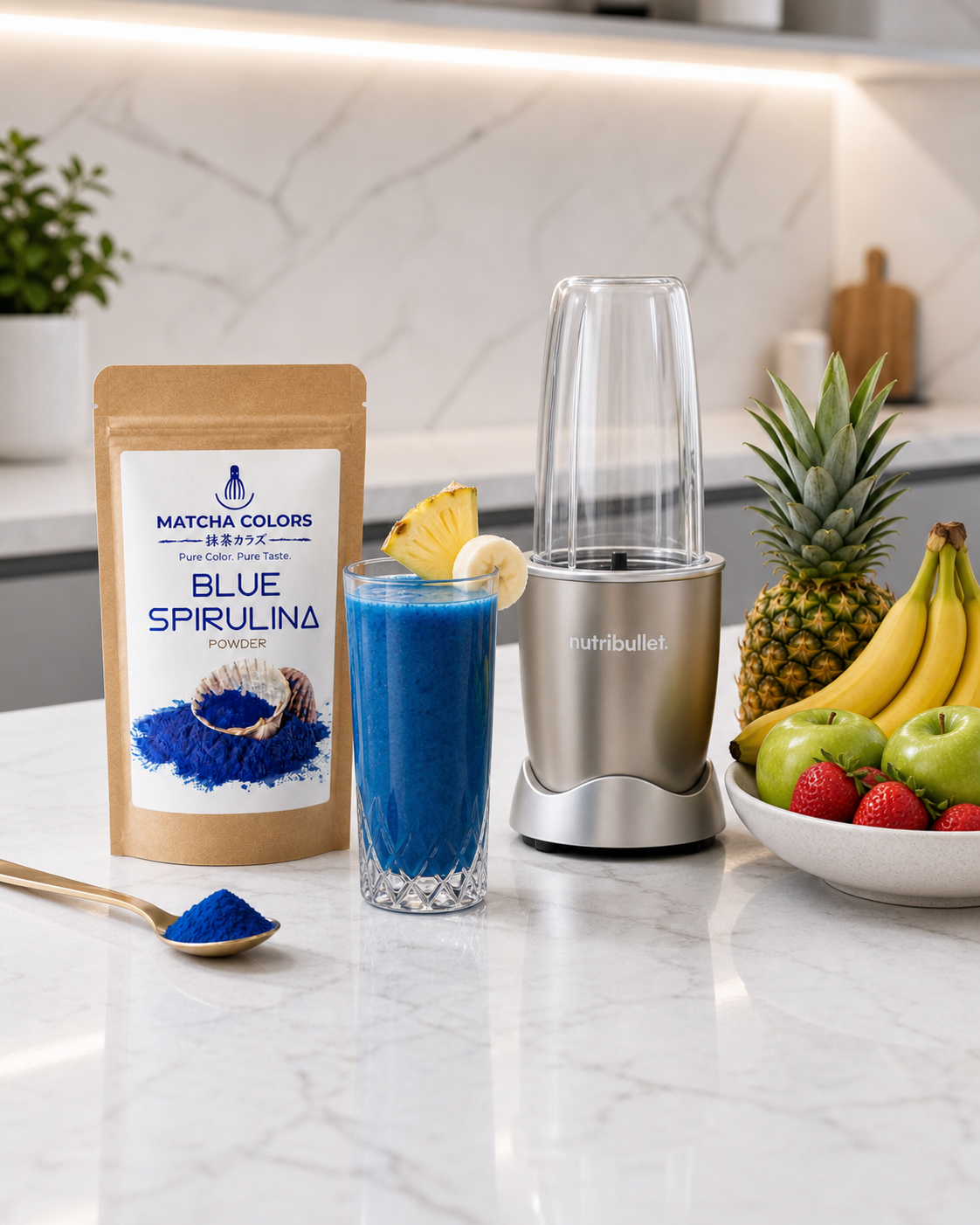 Blue Spirulina . Espirulina Azul