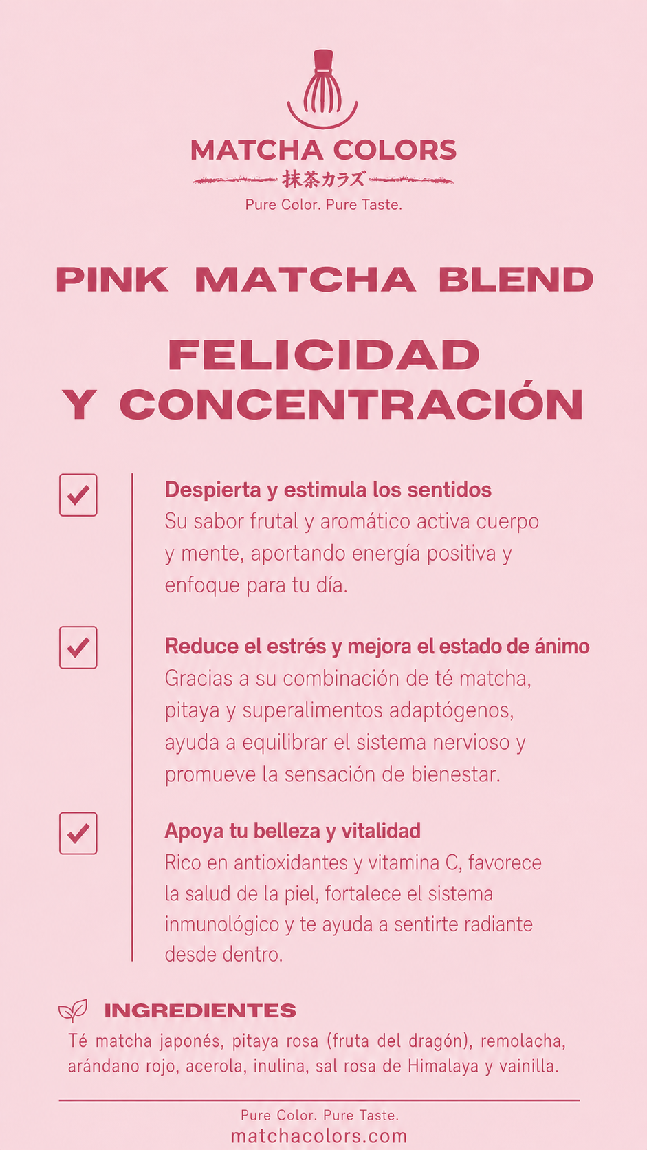Pink Matcha Blend
