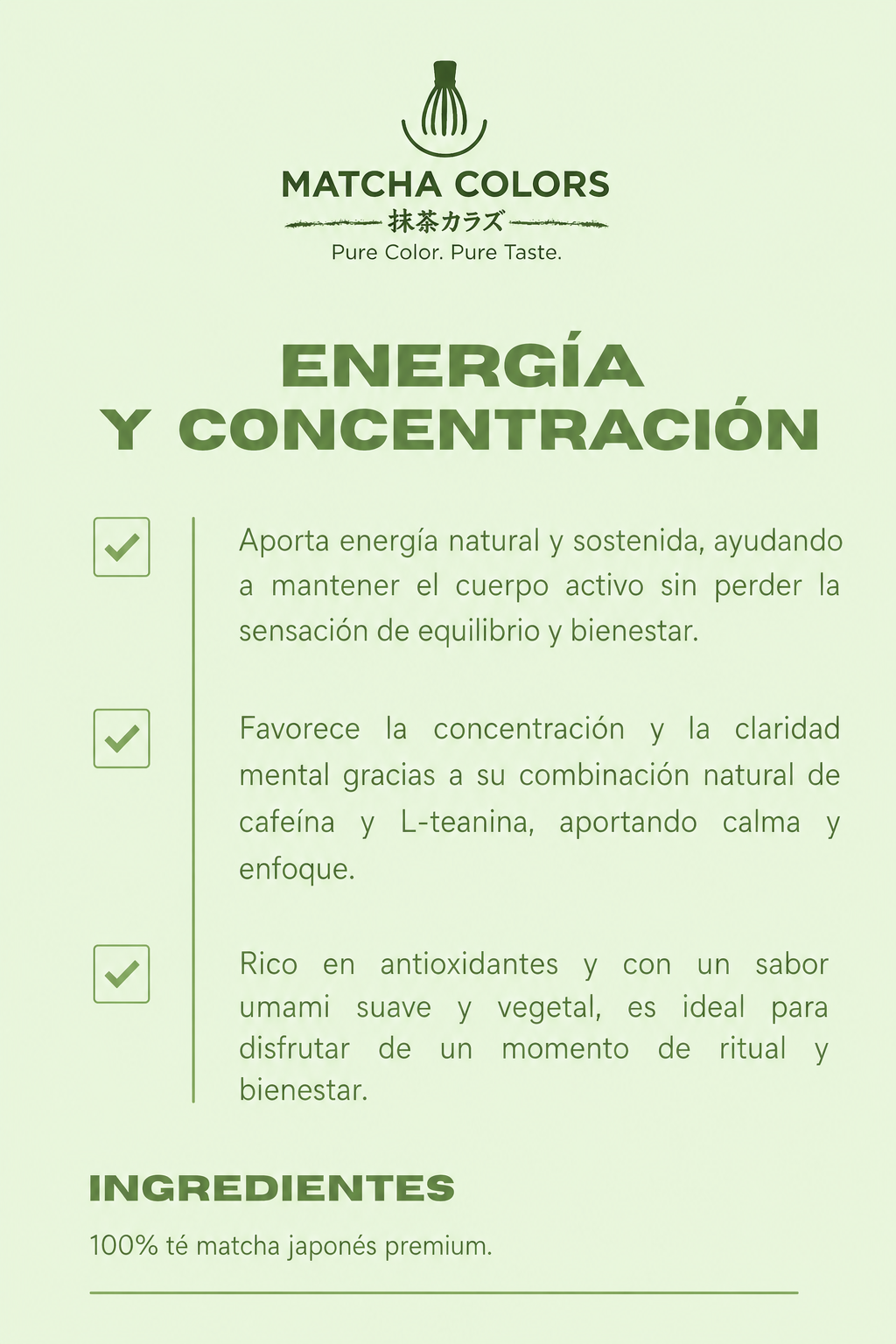 Matcha japonais premium
