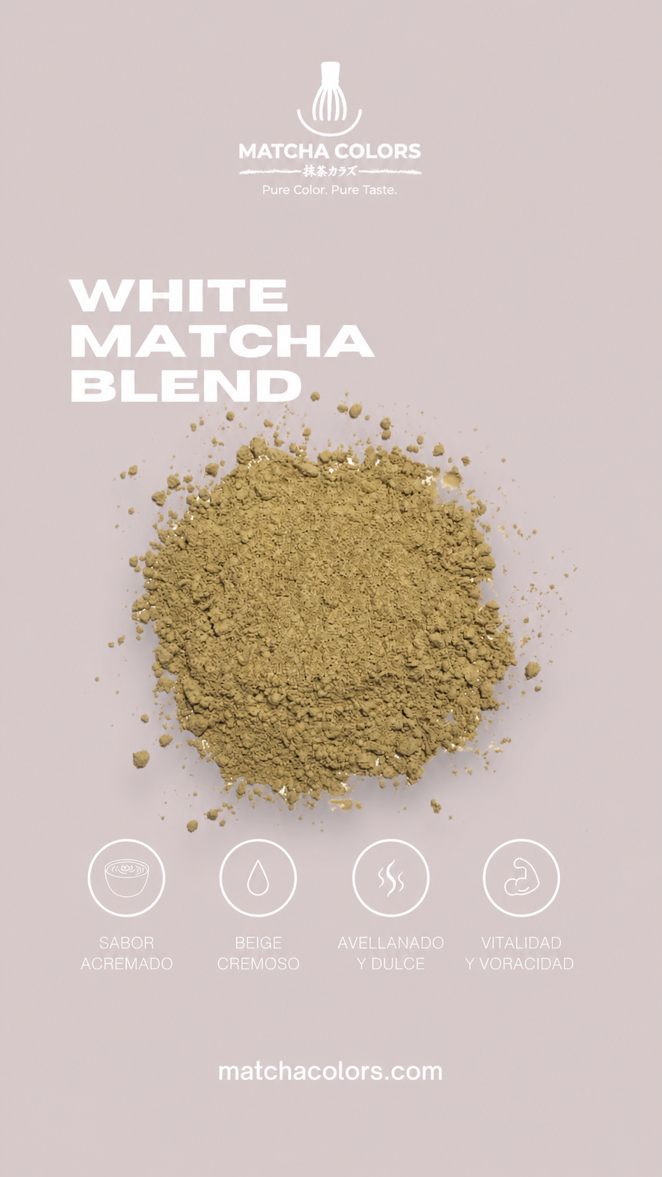 Mélange de matcha blanc