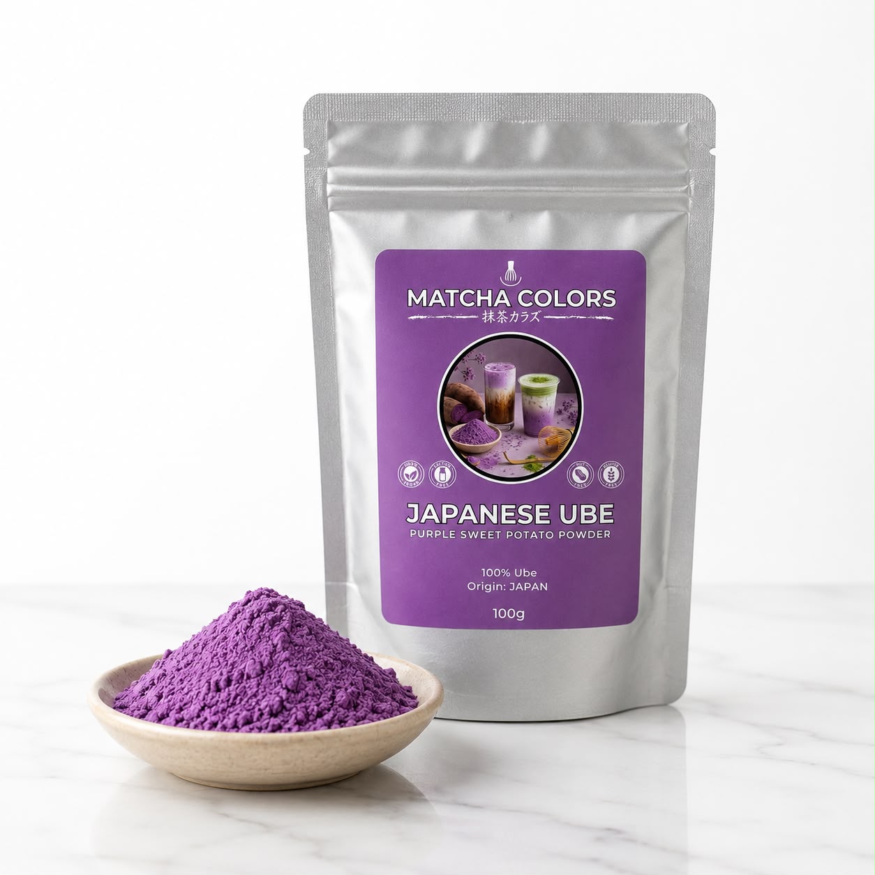 JAPANESE UBE - PURPLE SWEET POTATO POWDER