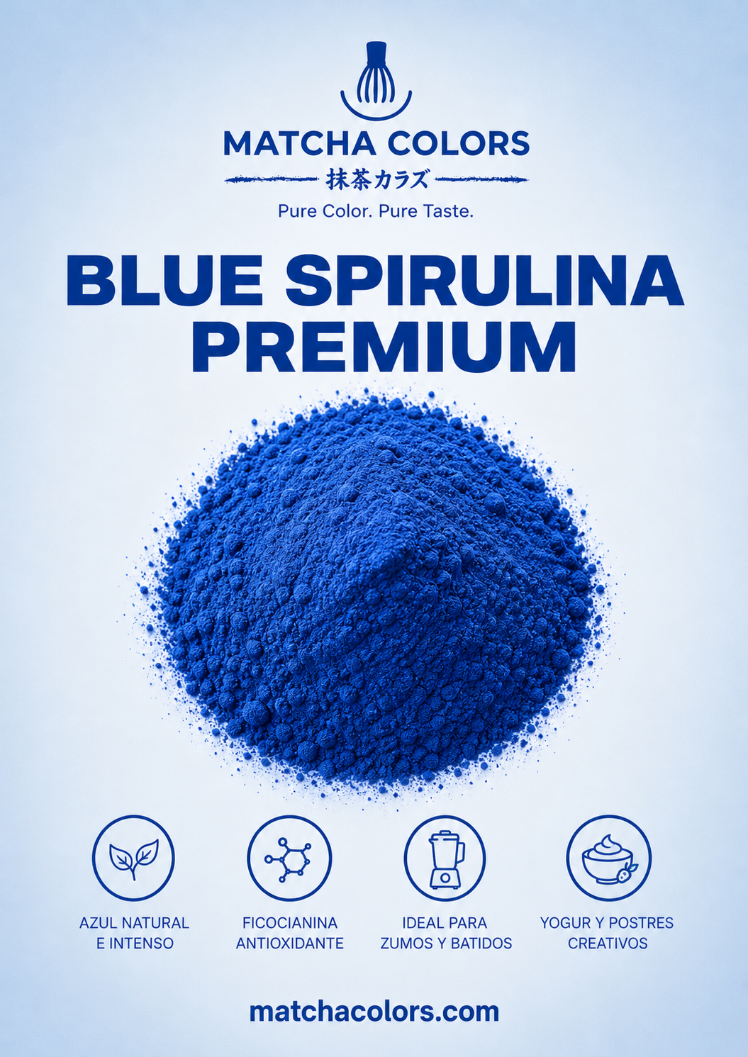 Spiruline bleue.