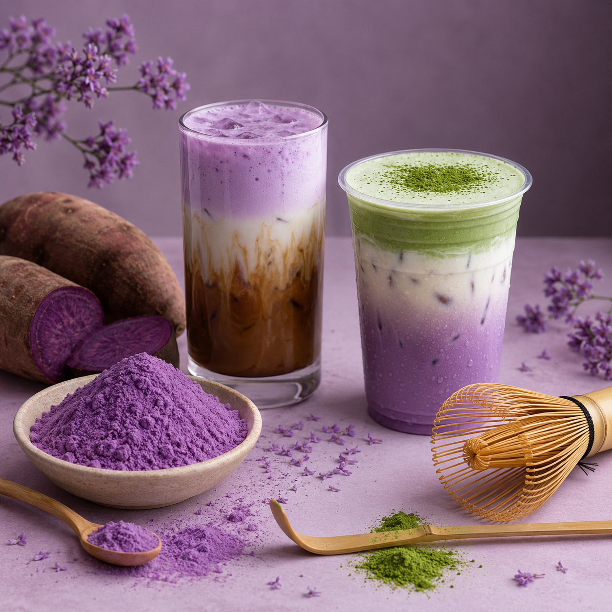 JAPANESE UBE - PURPLE SWEET POTATO POWDER