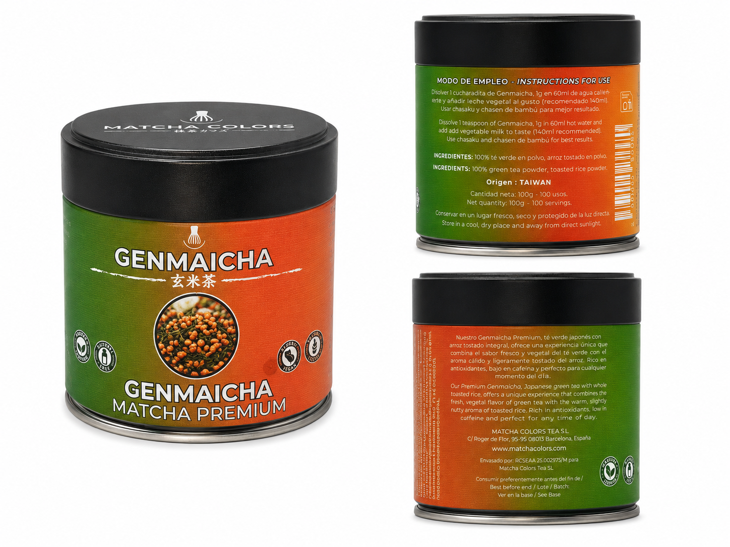 Poudre de thé Genmaicha Premium 
