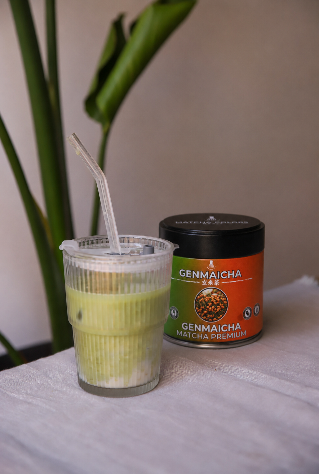 Poudre de thé Genmaicha Premium 
