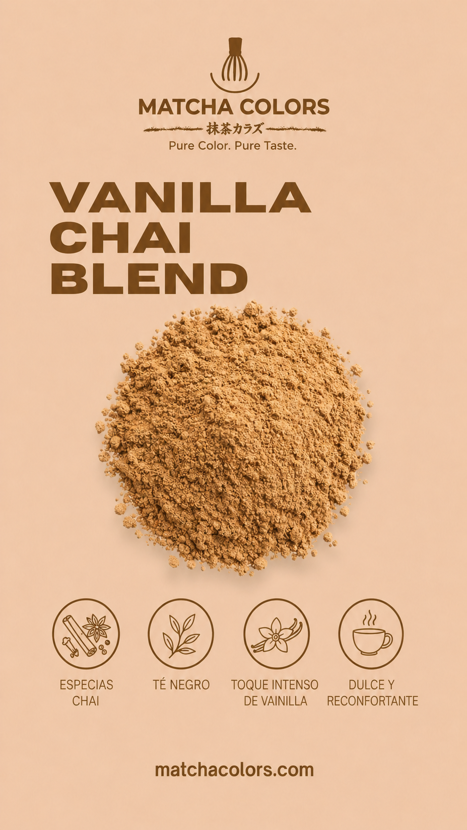 Mélange de chai et matcha 