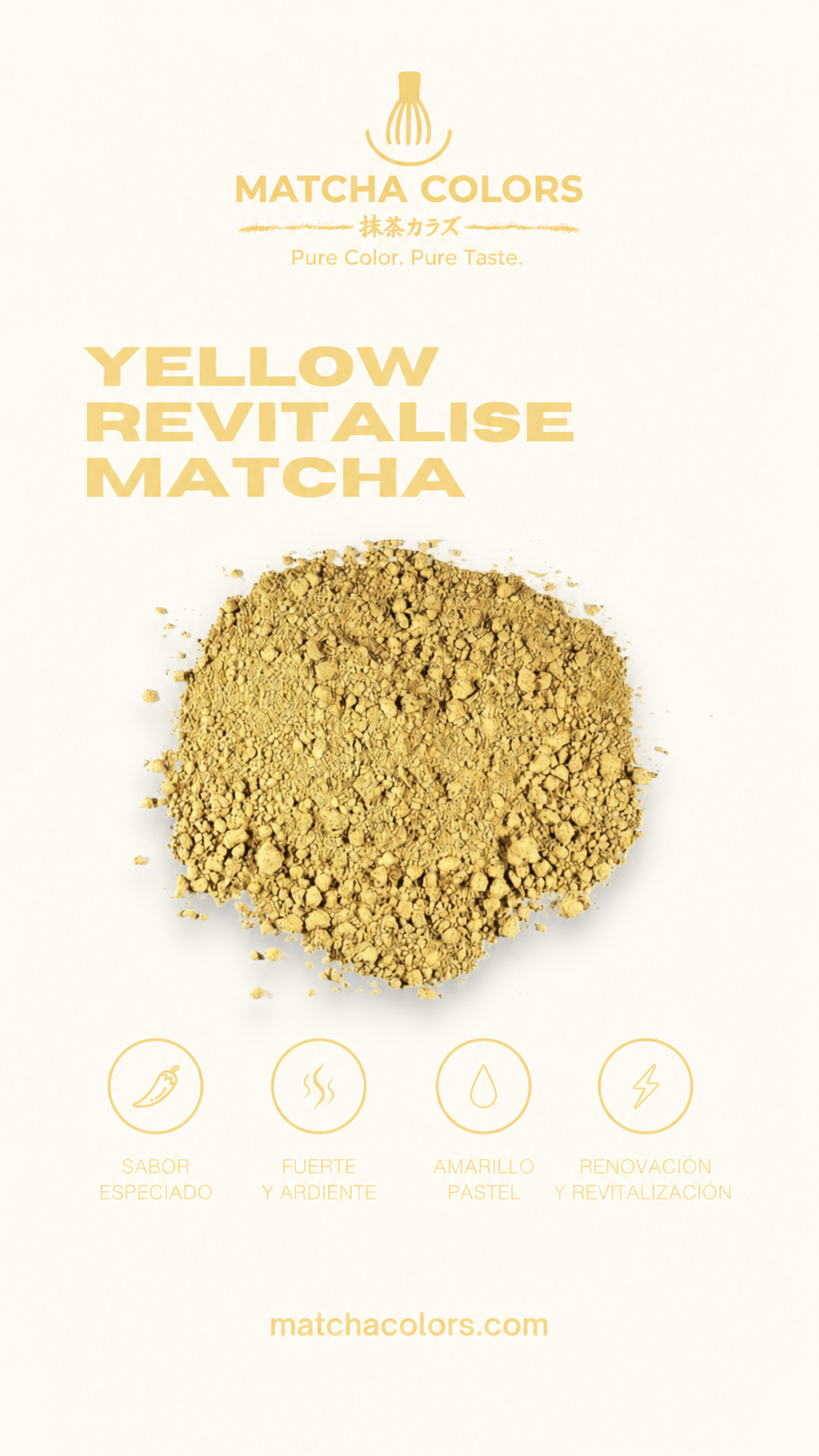 Mélange de matcha jaune 