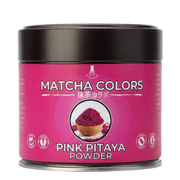 Hero de campaña de Pitaya Rosa: lata con explosión de color sobre fondo de marca - imagen firma IA