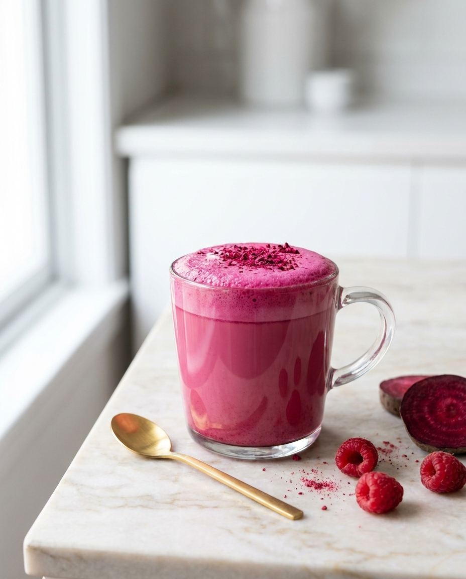 Latte Remolacha Bayas
