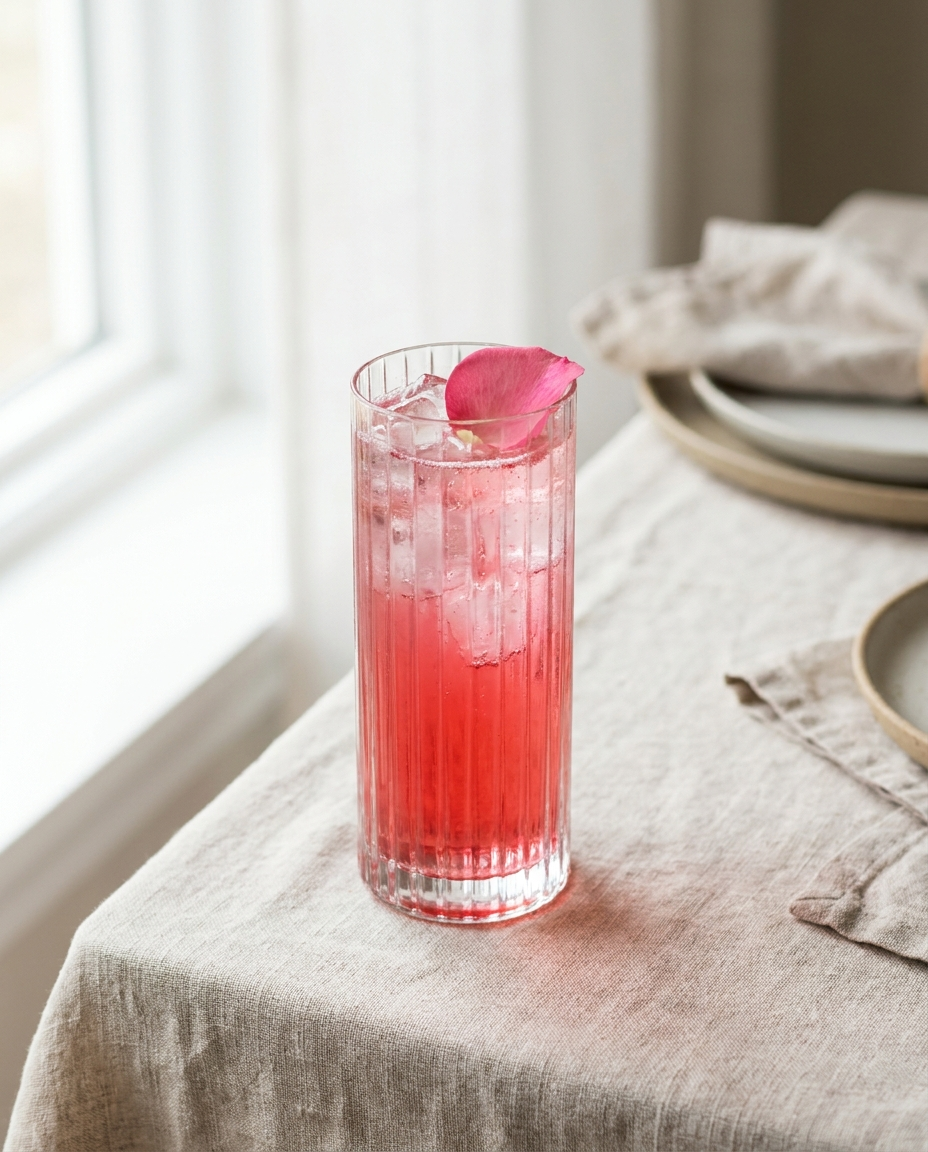 Fizz de Hibisco Rosa