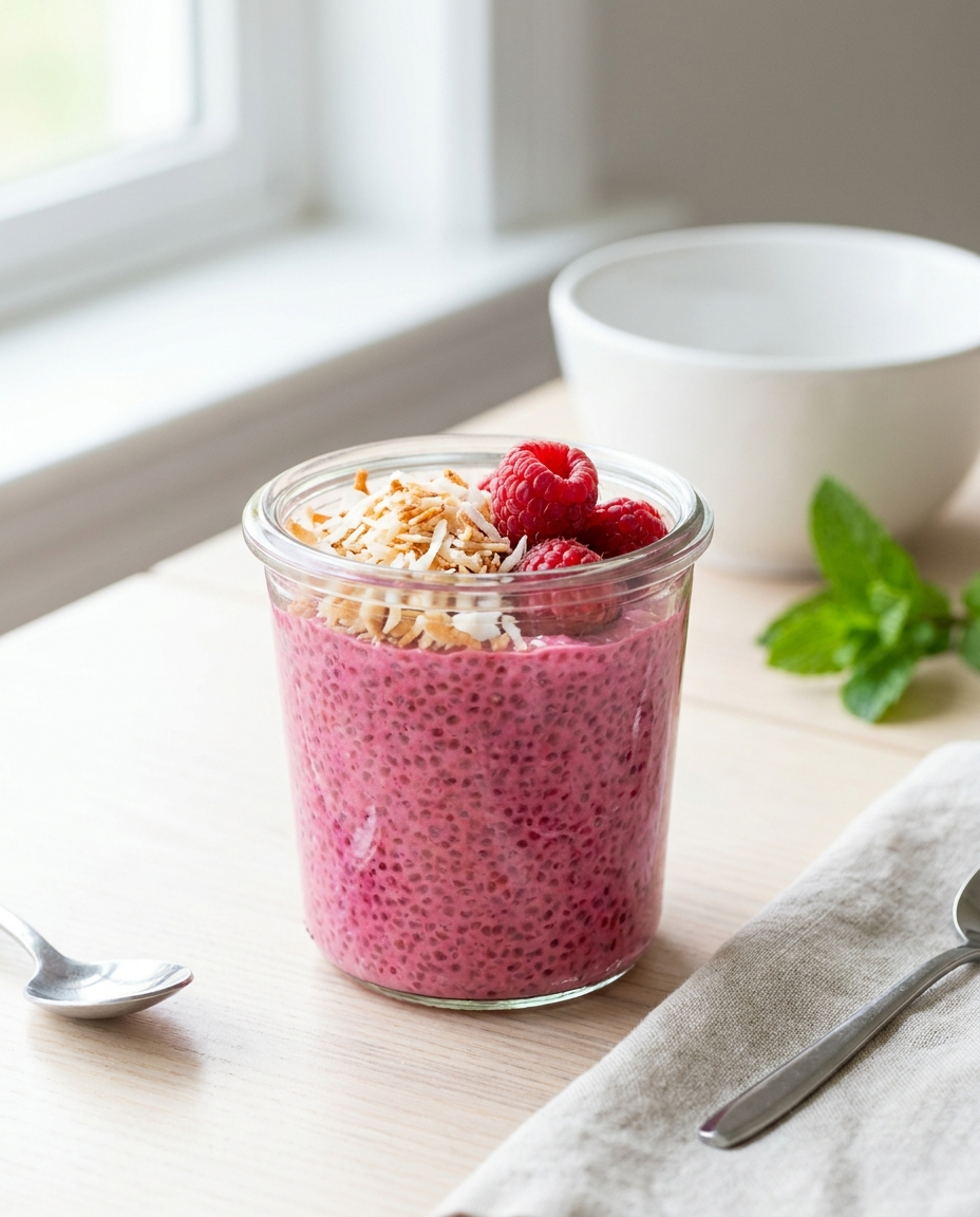 Pudding Rosa de Coco